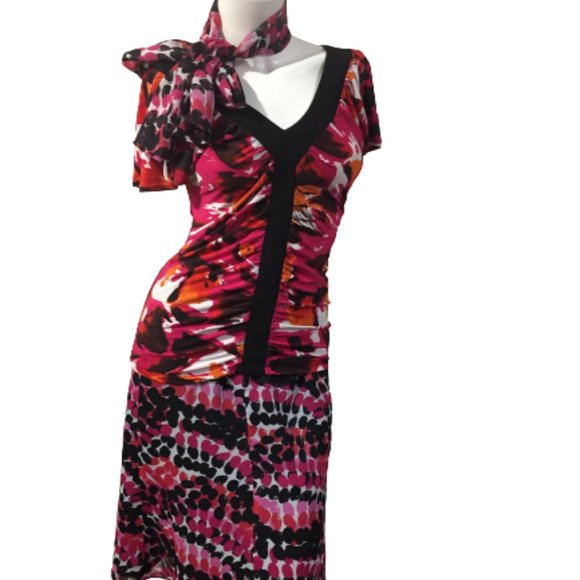 Suit Studio Size 10P Pink  Floral Skirt - Picture 2 of 13